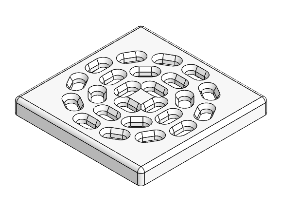 CAD model of the pencil holder