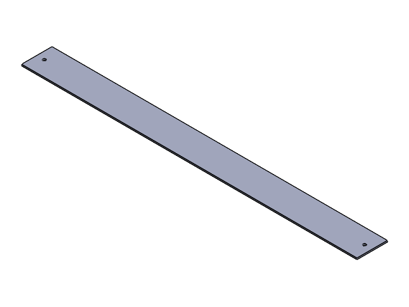 CAD model of the sandpaper rack